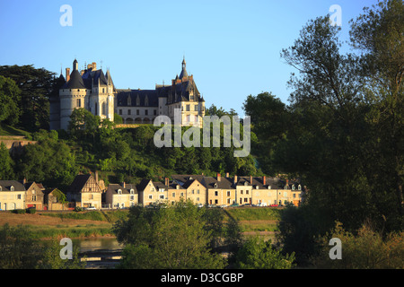 Frankreich, Loire-Tal, Loir-et-Cher, Loire River, Chateua De Chaumont, Chaumont Sur Loire. Stockfoto