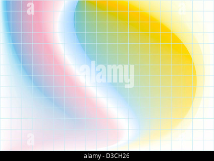 Hellen Hintergrund mit feinen Raster. Stockfoto