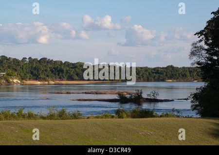 Essequibo River von Iwokrama River Lodge. Guyana. Stockfoto