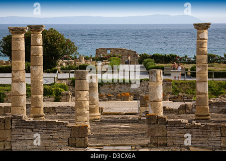 Römische Ausgrabungsstätte Baelo Claudia Bolonia Tarifa Costa De La Luz Cadiz Andalusien Spanien Stockfoto