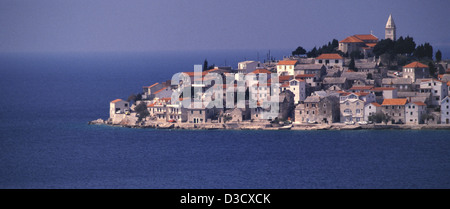 Blick auf die Stadt Cavtat an der Adria in der Dubrovnik-Neretva County Kroatien Stockfoto