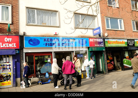 Clifton,Nottingham.was einmal die größten Rat gut In Europa. Stockfoto