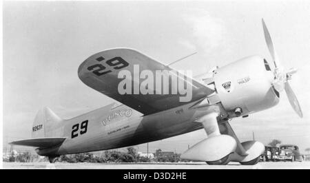 Der Laird-Turner LTR-14, auch bekannt als PESCO Special, war ein maßgeschneiderter Air Racer, der in den 1930er Jahren von Matty Laird und Roscoe Turner entwickelt wurde Angetrieben von einem Pratt & Whitney R-1830 Twin Wasp-Motor war er ein Top-Anwärter bei Luftrennen. Stockfoto