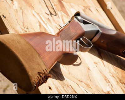 2012 jährliche Anpassung von Colorado shaketails Cowboy Action Shooting sass Club. Der schusswaffen verwendet werden, auf jene, die im 19. Jahrhundert American West besteht, d. h. Hebel Gewehr, Single Action Revolver, und Schrotflinte. Stockfoto