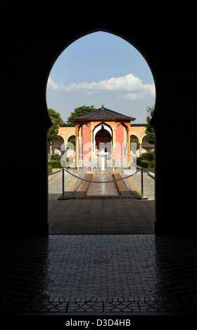 Berlin, Deutschland, Blick auf den orientalischen Garten im Erholungspark Marzahn Stockfoto