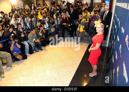 Hong Kong, China, Schauspielerin Kate Winslet vor Presse-Fotografen posiert Stockfoto