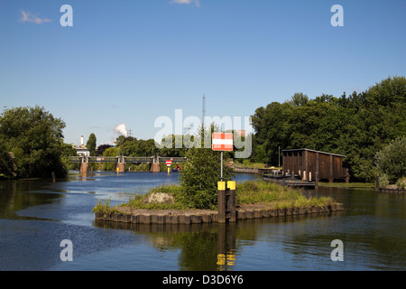 Berlin, Deutschland, in der Verteidigung der Spree in den Schlossgarten in Berlin-Charlottenburg Stockfoto