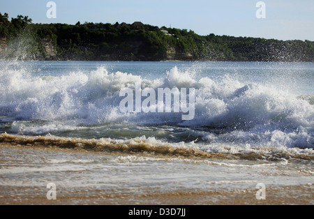 Die große Welle. Dreamland Beach - Bali Stockfoto