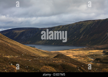 Loch Muick in Glen Muick auf Balmoral Estate, in der Nähe von Ballater, Aberdeenshire Stockfoto