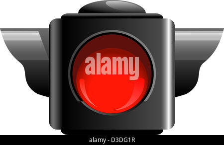 Rote Ampel Stockfoto