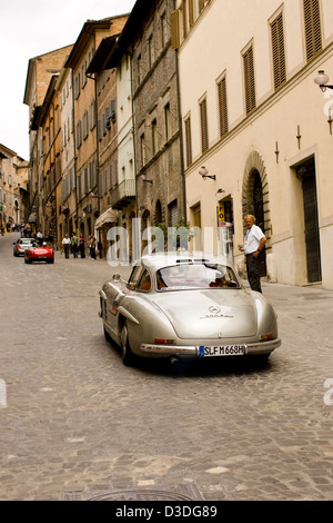 Mercedes Benz 300SL, Mille Miglia Autorennen, Italien, 2008 Stockfoto
