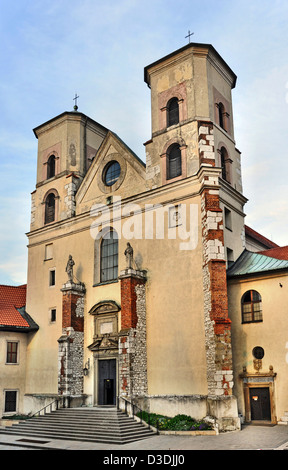 St. Peter und Paul Kirche im Benediktiner-Kloster in Tyniec in der Nähe von Krakau, Polen Stockfoto