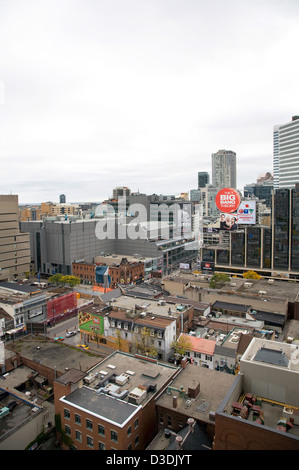 Toronto, Kanada, City Fakten an der Yonge Street Stockfoto