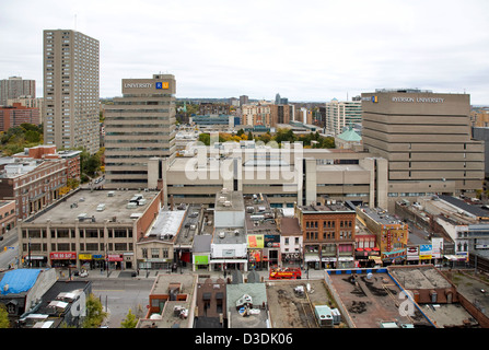 Toronto, Kanada, City Fakten an der Yonge Street Stockfoto