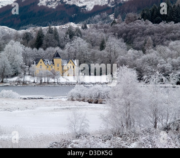 Loch Sheil House Hotel ist Glennfinnan Stockfoto