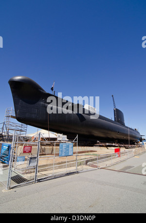 U-Boot an der Western Australian Maritime Museum, Fremantle, Western Australia Stockfoto