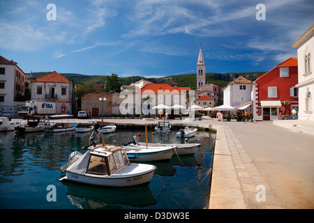 Jelsa - Insel Hvar, Kroatien Stockfoto