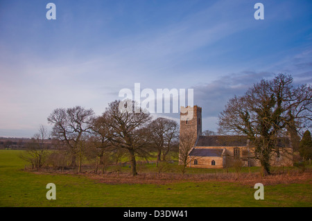 Caistor St Edmund Kirche Venta Icenorum Stockfoto