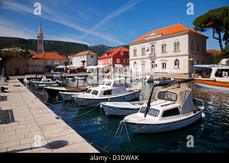 Jelsa - Insel Hvar Stockfoto