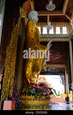 Buddha wird von Buddhisten als erwachten und erleuchteten Lehrer erkannt, die unterrichteten Menschen, Burmesisch-Buddha-Tempel, Penang, Malaysia Stockfoto