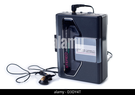 Alten fantastischen Stereo-Kassetten-player Stockfoto