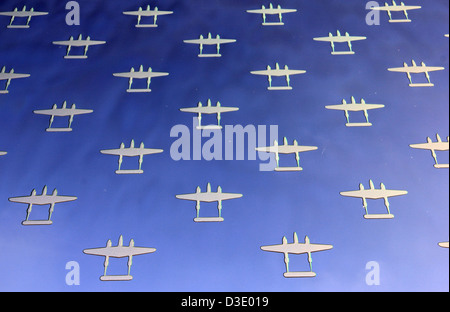 Denkmal für amerikanische Flieger getötet im zweiten Weltkrieg von USAAF Luftwaffenstützpunkte in England Duxford Imperial War Museum Cambridgeshire UK Stockfoto