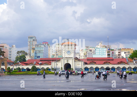 Ben-Thanh-Markt, Ho-Chi-Minh-Stadt-Vietnam, Stockfoto