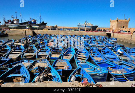 Essaouira Hafen, der Skala du Port, Essaouira, Marokko Stockfoto