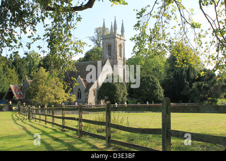 St. Nicholas Church, Chawton, Hampshire, UK Stockfoto