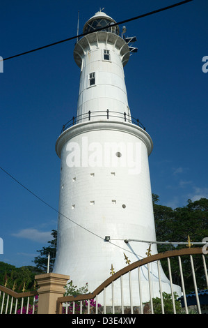 Leuchtturm in Bukit Melawati in Kuala Selangor, Malaysia Stockfoto