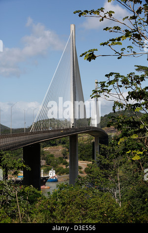 Centennial Bridge Panamakanal Stockfoto