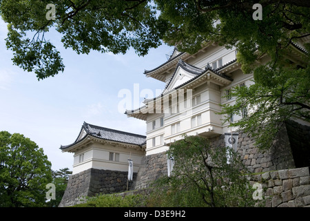 Wichtigsten Shutenkaku Turm der Burg Odawara, ehemalige Hochburg des Doi-Clans in Kamakura-Zeit in Kanagawa, Japan. Stockfoto