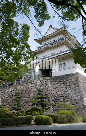 Wichtigsten Shutenkaku Turm der Burg Odawara, ehemalige Hochburg des Doi-Clans in Kamakura-Zeit in Kanagawa, Japan. Stockfoto