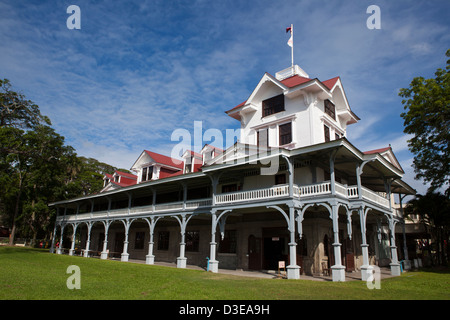 Silliman University ist eine private Forschungsuniversität in Dumaguete, Philippinen. Gegründet 1901 als Silliman Institut von der Stockfoto