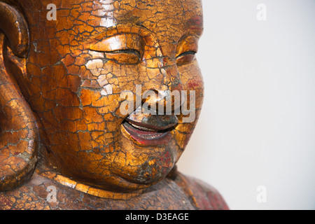 Antike Buddha auf dem Display an das Royal Ontario Museum. Stockfoto