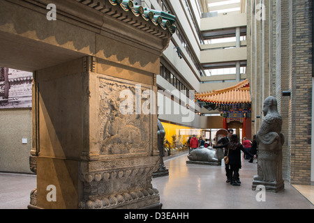 Dies ist ein Bild von innerhalb der Royal Ontario Museum asiatischer Galerie Stockfoto