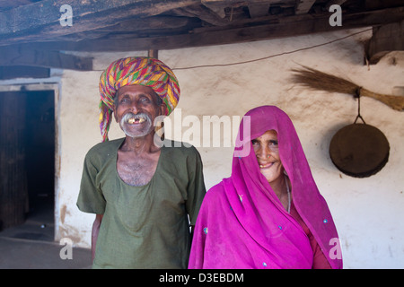 Rajasthani paar Stockfoto