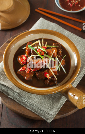 Doppelt gekocht Schweinefleisch chinesisches Essen Stockfoto