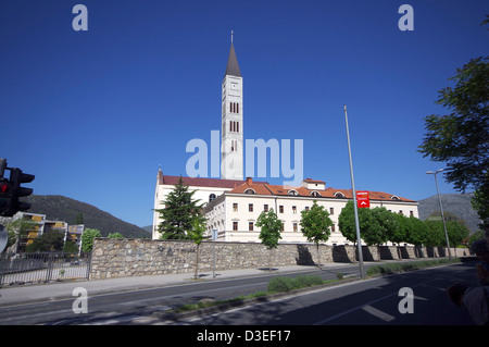 Franevachka Kirche. Katholische Kongregation. Mostar in Bosnien und Herzegowina. Stockfoto