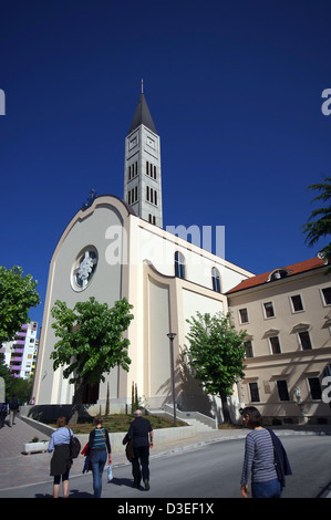 Franevachka Kirche. Katholische Kongregation. Mostar in Bosnien und Herzegowina. Stockfoto