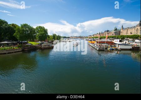 Stockholm, Schweden in Europa. Blick auf die Architektur Stockfoto