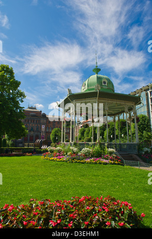 Schöne Stadt Pavillon. Stadt Bergen. Norwegen Stockfoto