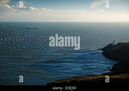 Finnlines Fähre in Dublin Bay Stockfoto