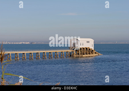 Alte Rettungsboot station Bembridge Isle of Wight 2008 Stockfoto