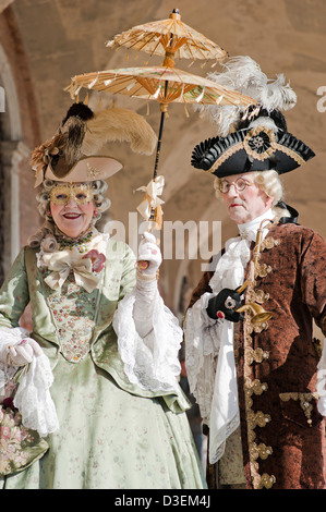 Karneval in Venedig Stockfoto