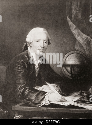 Jean-Baptiste le Rond d ' Alembert, 1717 –1783. Französischer Mathematiker, Mechaniker, Physiker, Philosoph und Musiktheoretiker. Stockfoto