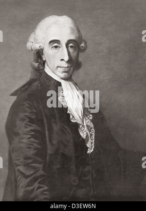 Jean-Sylvain Bailly, 1736 – 1793. Französischer Astronom, Mathematiker und Politiker während der französischen Revolution. Stockfoto