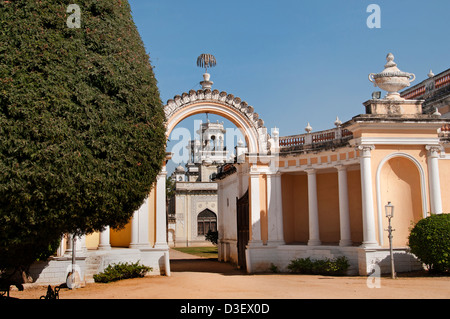 Chowmahalla Palast oder Chowmahallat (4 Paläste) 1750 Asaf Jahi-Dynastie Residenz des Nizam - Hyderabad Indien Andhra Pradesh Stockfoto