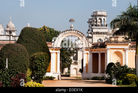 Chowmahalla Palast oder Chowmahallat (4 Paläste) 1750 Asaf Jahi-Dynastie Residenz des Nizam - Hyderabad Indien Andhra Pradesh Stockfoto