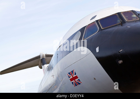 Trident-Linienflugzeug. Stockfoto